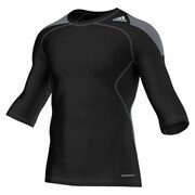 GYO91-S20424-J/M [3/4スリーブTシャツ テックフィット Cool 1st レイヤー メンズ Mサイズ ブラック]