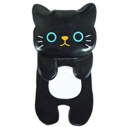 ねこのマグネットクリップ クロ ME227