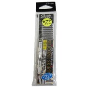 19133 [GAMAKATSU オリジナル シリコンスカート フラット ゼブラ 0.9mm ゼブラ/スモーク 4枚入]