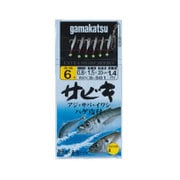 サビキ金袖 6本 S501 6号-ハリス1.5 [鈎・仕掛け]