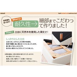 ヨドバシ.com - コスパクリエーション 分割式マットレスベッド