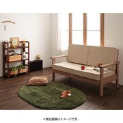 天然木北欧パイン無垢材ソファ Heim(ハイム) 2P ベージュ YS-43578