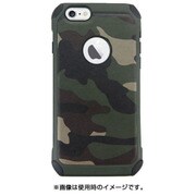 IP15-NPLS-08502A [iPhone 6s Plus用 シリコンとPCのハイブリッドケース（グリーン系迷彩）]