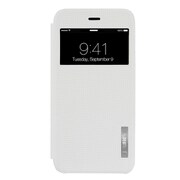 IP14-NPLS-08504B [iPhone 6s Plus用窓付き手帳タイプ合皮ケース（ホワイト）]