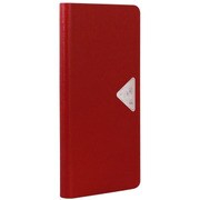 IP14-NPLS-08502A [iPhone 6s Plus用カードスロット付き手帳タイプ合皮ケース（レッド）]