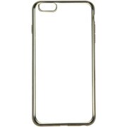 IP15-NPUS-08302C [iPhone 6s用軽量で透明なTPUケース（縁:ゴールド色）]