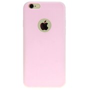 IP15-NPU-08501A [iPhone 6s用マット加工したTPU製背面ケース、強化ガラス保護フィルム付き（ピンク）]