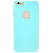 IP15-NPU-08501C [iPhone 6s用マット加工したTPU製背面ケース、強化ガラス保護フィルム付き（ブルー）]