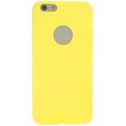 IP15-NPU-08501D [iPhone 6s用マット加工したTPU製背面ケース、強化ガラス保護フィルム付き（イエロー）]