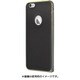 IP14-NPUS-08703C [iPhone 6s 用プレミアムアルミフレームとレザーの背面を組合わせたケース（グレーXターニッシュ）]