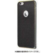 IP14-NPUS-08703C [iPhone 6s 用プレミアムアルミフレームとレザーの背面を組合わせたケース（グレーXターニッシュ）]