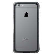 GOSH-6SE170 [iPhone 6s用ハードなPCとソフトなポリマー素材を組合わせたバンパー（グレー）]