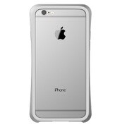 GOSH-6SE171 [iPhone 6s用ハードなPCとソフトなポリマー素材を組合わせたバンパー（シルバー）]