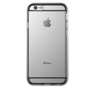 GOSH-6SE197 [iPhone 6s用ハードなPCとソフトなポリマー素材を組合わせた背面ケース（シルバー）]