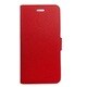 GOSH-6SE177 [iPhone 6s用スタンド機能、カードスロット付き手帳タイプ合皮ケース（レッドXグレー）]