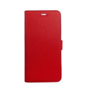 GOSH-6SE183 [iPhone 6s Plus用スタンド機能、カードスロット付き手帳タイプ合皮ケース（レッドXグレー）]