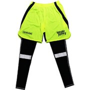 SJ15502 78 S [ドリブル＋2 インナー付きプラクティスパンツ Sサイズ 蛍光イエロー]