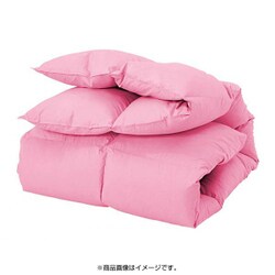 YS-3708 新20色羽根掛ふとん セミダブルサイズ スモールフェザー100％ 羽毛布団 中国製 1.7kg キルティング仕様 フレッシュピンク
