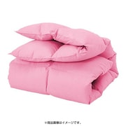 YS-3708 新20色羽根掛ふとん セミダブルサイズ スモールフェザー100% 羽毛布団 中国製 1.7kg キルティング仕様 フレッシュピンク