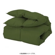 新20色羽根掛布団 セミダブル オリーブグリーン YS-3709