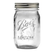 Ball社 MASON JAR 480ml 中ぶた・リング付き【並行輸入品】 MASONJAR（メイソンジャー） レギュラーマウス 480ml クリア
