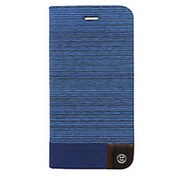 UUIP6WC23 [iPhone 6/iPhone 6s用ケース Mode Fabric Combination Folio Blue]