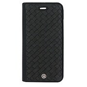 UUOOIP6SWEA3 [iPhone 6/iPhone 6s用ケース Luxe Exotic Weave Folio range range Black]