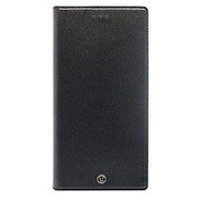 UUOOIP6NLF01 [iPhone 6/iPhone 6s用ケース Luxe Exotic Ultra Slim Leather Folio Black Nappa]