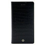 UUOOIP6CLF01 [iPhone 6/iPhone 6s用ケース Luxe Exotic Ultra Slim Leather Folio Black Croc]