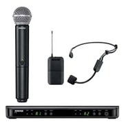 BLXコンボ・ワイヤレスシステム PGA31TQG用ヘッドウォーンマイク+PG58用ハンドヘルドマイク BLX1288J/P31-JB