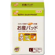 お産パッド Lサイズ 5枚入 17.5cm×53cm B003