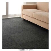 はっ水・防汚・防炎・制電機能付きタイルカーペット raku-care(ラクケア) 同色8枚入り ブラック YS-16646