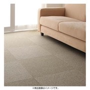 はっ水・防汚・防炎・制電機能付きタイルカーペット raku-care(ラクケア) 同色32枚入り ベージュ YS-16665