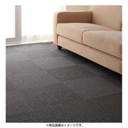 防音・防ダニ・防炎・制電機能付きタイルカーペット silenta(シレンタ) 同色40枚入り ブラック YS-16709