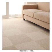 消臭・はっ水・防汚・防ダニ・防炎・制電機能付きタイルカーペット nonsmell(ノンスメル) 同色10枚入り アイボリー YS-16711