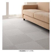 消臭・はっ水・防汚・防ダニ・防炎・制電機能付きタイルカーペット nonsmell(ノンスメル) 同色20枚入り シルバーアッシュ YS-16723