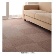 消臭・はっ水・防汚・防ダニ・防炎・制電機能付きタイルカーペット nonsmell(ノンスメル) 同色30枚入り モカブラウン YS-16732