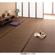 YS-26550 [30タイプから選べる国産ふっくらい草ラグ Sidy(シディ) 191×191cm ライトブラウン]