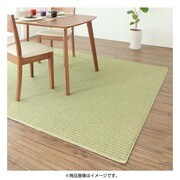 YS-57811 [撥水・防汚・防ダニ・抗菌ダイニングラグ Lafes(ラフィス) 220×300cm グリーン]