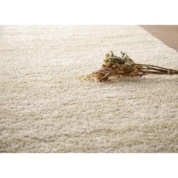 さらふわ国産ミックスシャギーラグ rayures(レイユール) 200×250cm アイボリー YS-57889