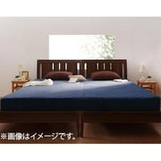 ザブザブ洗えて気持ちいい コットンタオルのパッド一体型ボックスシーツ ワイドキング ミッドナイトブルー YS-64797
