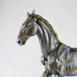 海洋堂　タケヤ式自在置物　馬　鉄錆地調　フィギュア Amazon.co.jp: タケヤ式自在置物 馬 鉄錆地調 約180mm PVC&ABS製