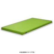 ロータイプ木製2段ベッド picue regular(ピクエ・レギュラー) カラーメッシュマットレス2枚付き ナチュラル グリーン+ピンク YS-24482