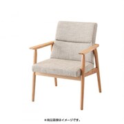 天然木北欧スタイルソファダイニング WOOD LAND(ウッドランド) ソファ 1人掛け ベージュ YS-25780