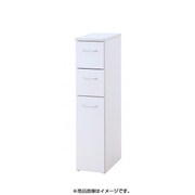 組み合わせが選べる キッチンすき間収納ラック チェストタイプ幅20cm ホワイト YS-11320