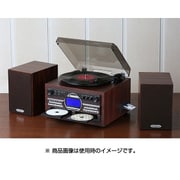 DVDカラオケ録音機能付 木製CDコピー多機能プレーヤー TS-6153