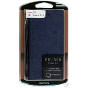 LP-F01HLPFDM [arrows Fit(F-01H)用 薄型ファブリックデザインケース PRIME Fabric デニム]