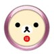 アルミボタンシール 指紋認証 コリラックマ [キャラクターグッズ]