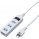 ノイズフィルター 集中SW付 4個口 2m 白 Y02BKNS412WH