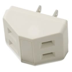 耐トラ付 三角タップ 2個口 白 Y02T200WH